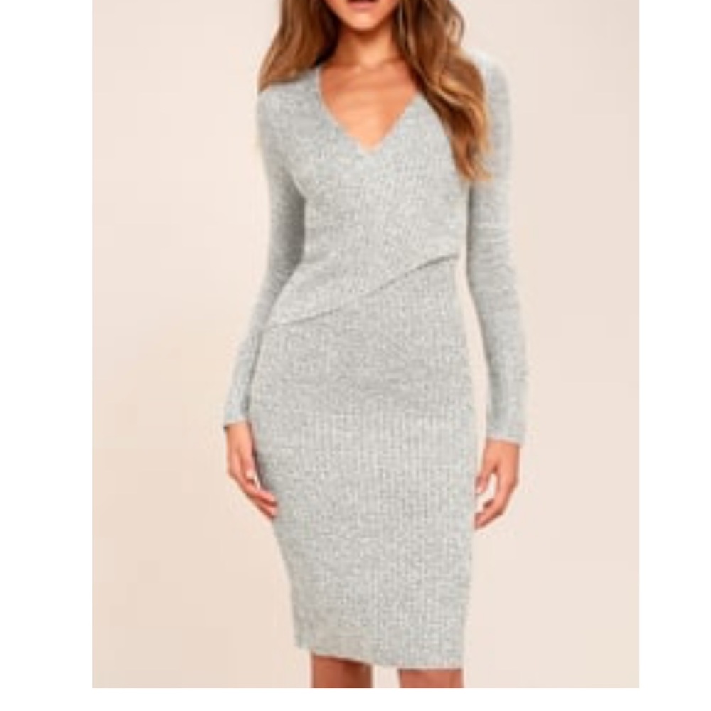 Lulus sweater midi dress